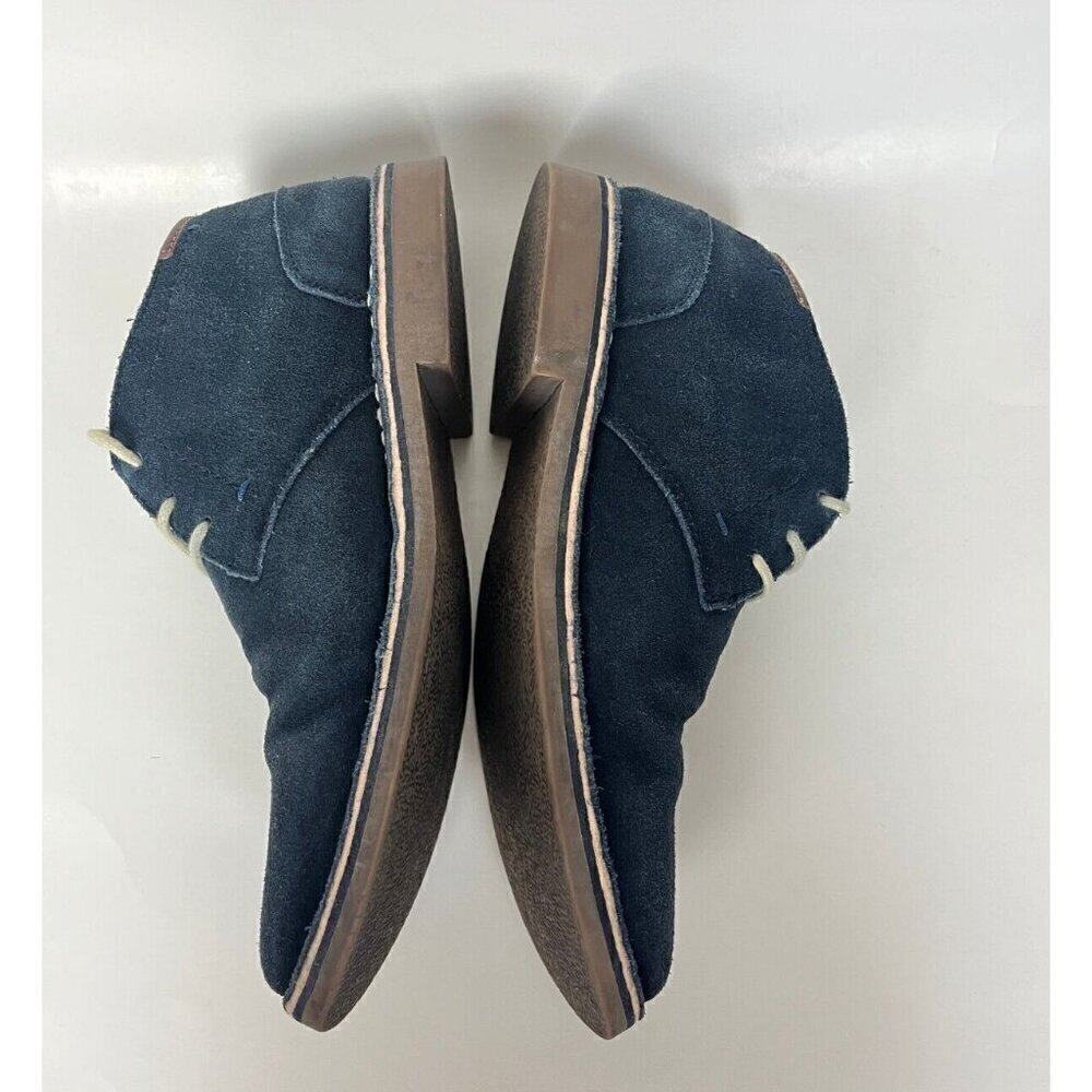 Kenneth Cole Shoes boots Mens 8.5 M Blue Suede Desert Sun Chukkas Hipster - Picture 8 of 16